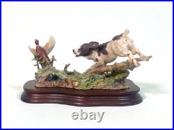 BORDER FINE ARTS LIMITED EDITION England Springer Spaniel & Pheasant 775/ 1500