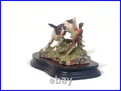 BORDER FINE ARTS LIMITED EDITION England Springer Spaniel & Pheasant 775/ 1500