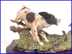 BORDER FINE ARTS LIMITED EDITION England Springer Spaniel & Pheasant 775/ 1500