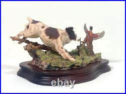 BORDER FINE ARTS LIMITED EDITION England Springer Spaniel & Pheasant 775/ 1500
