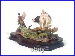 BORDER FINE ARTS LIMITED EDITION England Springer Spaniel & Pheasant 775/ 1500