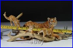 BORDER FINE ARTS, Limited Edition, BENGAL TIGRESS AND CUBS, 1991, Very Rare