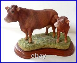 BORDER FINE ARTS Limousin cow and calf 2002 Cows FIGURINE Unboxed BORDER FINE ARTS Limousin cow and calf 2002 Cows FIGURINE Unboxed