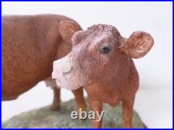 BORDER FINE ARTS Limousin cow and calf 2002 Cows FIGURINE Unboxed BORDER FINE ARTS Limousin cow and calf 2002 Cows FIGURINE Unboxed