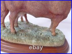 BORDER FINE ARTS Limousin cow and calf 2002 Cows FIGURINE Unboxed BORDER FINE ARTS Limousin cow and calf 2002 Cows FIGURINE Unboxed