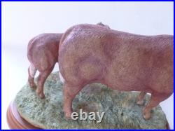 BORDER FINE ARTS Limousin cow and calf 2002 Cows FIGURINE Unboxed BORDER FINE ARTS Limousin cow and calf 2002 Cows FIGURINE Unboxed