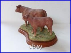 BORDER FINE ARTS Limousin cow and calf 2002 Cows FIGURINE Unboxed BORDER FINE ARTS Limousin cow and calf 2002 Cows FIGURINE Unboxed