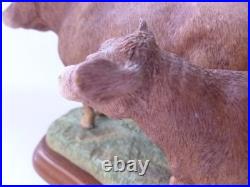 BORDER FINE ARTS Limousin cow and calf 2002 Cows FIGURINE Unboxed BORDER FINE ARTS Limousin cow and calf 2002 Cows FIGURINE Unboxed