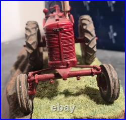 BORDER FINE ARTS'MAKING ADJUSTMENTS' A2142 McCormick Farmall Tractor Boxed