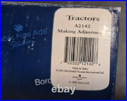 BORDER FINE ARTS'MAKING ADJUSTMENTS' A2142 McCormick Farmall Tractor Boxed