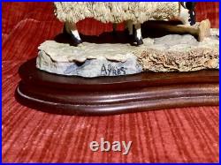 BORDER FINE ARTS MODEL NO 113 Sheep with Lambs EARLY LAMBS LATE SNOW 1988
