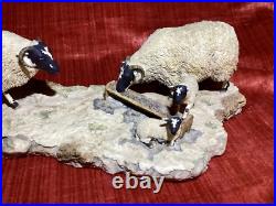 BORDER FINE ARTS MODEL NO 113 Sheep with Lambs EARLY LAMBS LATE SNOW 1988