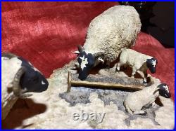 BORDER FINE ARTS MODEL NO 113 Sheep with Lambs EARLY LAMBS LATE SNOW 1988