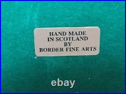 BORDER FINE ARTS, MOSES AND BERTHA. Code JH3, 1985, SOW, PIGLETS, CAT, Very Rare