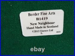 BORDER FINE ARTS NEW NEIGHBOR B1419 fantastic condition sculpture