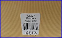 BORDER FINE ARTS POTTERY ABERDEEN ANGUS COW A5277- 17cm x 11cm Original Box