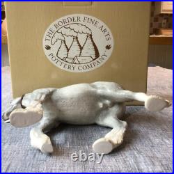 BORDER FINE ARTS SHIRE STALLION Grey Tones Model A4593 New Boxed 23x19cm