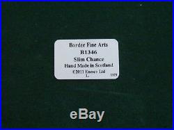 BORDER FINE ARTS SLIM CHANCE FOX WITH MOUSE B1346 LIMITED ED 37/500 (Ref4129)