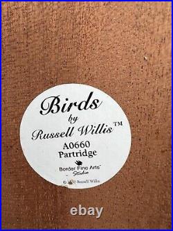 BORDER FINE ARTS STUDIO- A0660 PARTRIDGE BIRDS COLLECTION by RUSSELL WILLIS