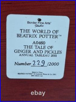 BOXED 2001 L/E Border Fine Arts TALE OF GINGER & PICKLES Figurine Annual Tableau