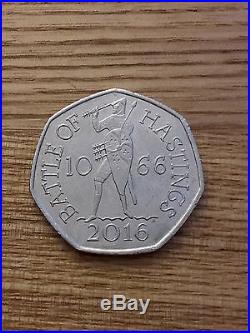 Battle of Hastings 50p Coin 2016
