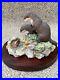 Beachcombers-Border-Fine-Arts-Otters-with-Crab-on-plinth-Artist-Ayres-Signed-01-djj