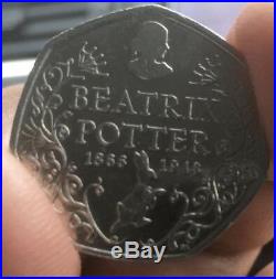 Beatrix Potter 50p Peter Rabbit 2016
