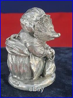 Beatrix Potter Border Fine Arts Silver Mrs Tiggy-winkle Figurine Sbp04
