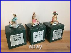 Beatrix Potter Border Fine Arts Story Book Figurines (full set)