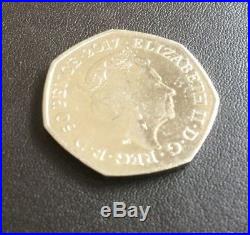 Beatrix Potter COLLECTABLE RARE 50p COIN 2017 THE TALE OF PETER RABBIT SHINY