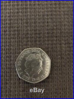 Beatrix Potter Peter Rabbit 50p Coin, Half Whisker