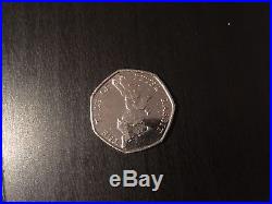 Beatrix Potter Peter Rabbit 50p coin 2017 Very Rare
