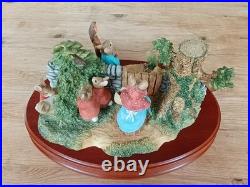 Beatrix Potter Peter Rabbit Tableau Limited Edition Border Fine Arts A1306 RARE Beatrix Potter Peter Rabbit Tableau Limited Edition Border Fine Arts A1306 RARE
