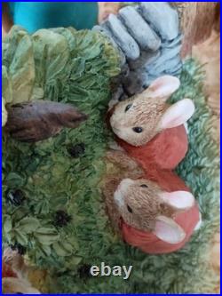 Beatrix Potter Peter Rabbit Tableau Limited Edition Border Fine Arts A1306 RARE