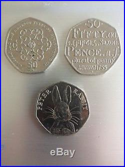 Beatrix Potter Peter rabbit plus extra 2 rare 50p
