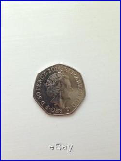 Beatrix Potter Rare 50 pence coin, 150th Anniversary, 2016, 50p