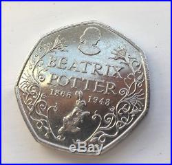 Beatrix Potter Rare 50p 2016