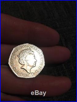 Beatrix potter 50p peter rabbit 2016 rare coin