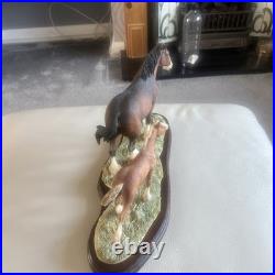 Beautiful Horses by Border Fine Arts Excellent Condition ray ayres no damage