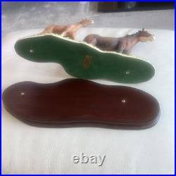 Beautiful Horses by Border Fine Arts Excellent Condition ray ayres no damage