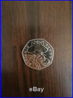 Benjamin Bunny 50p Coin 2017 Beatrix Potter Rare Collectable Circulated