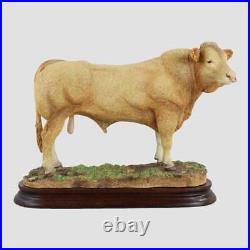 Blonde D'aquitaine Bull Border Fine Arts Model