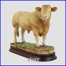 Blonde D'aquitaine Bull Border Fine Arts Model