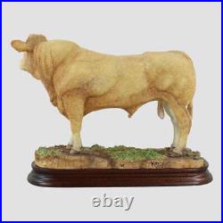 Blonde D'aquitaine Bull Border Fine Arts Model