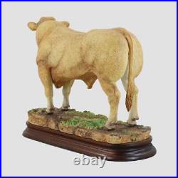 Blonde D'aquitaine Bull Border Fine Arts Model