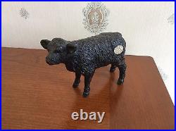 Border Fine Art Cattle Black Galloway Cow A5255, Bull A5253 Calf A5258 Boxed