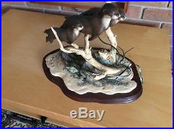 Border Fine Art Otters Signed By E Wough Limited Edition 601/950