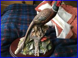Border Fine Art Pheasant (very Rare) Signed By Ray Ayres 1996
