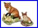 Border-Fine-Art-Sculpture-Two-Fox-Figurine-Hand-Made-in-Scotland-c-1986-01-vbol