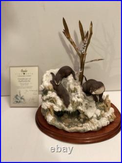 Border Fine Art Snow Slide By R Ayres Limited Edition 1112/2500 With Certificate